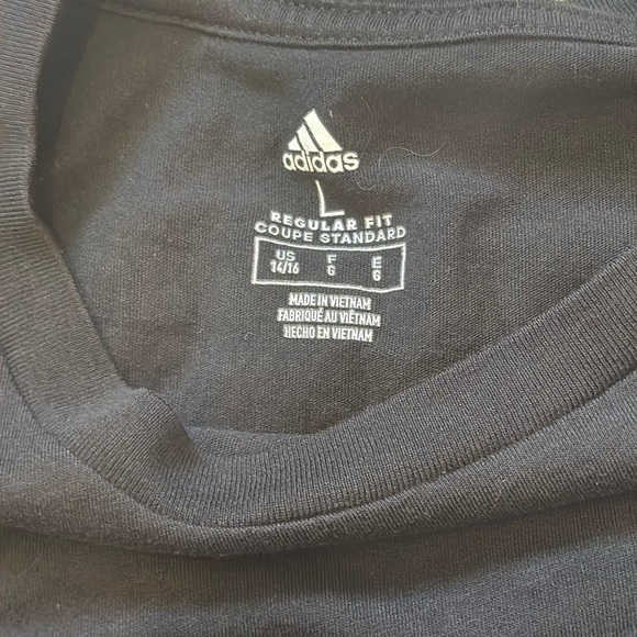 Boys Adidas Soccer Galactic Worldwide Long Sleeve Tee Shirt Sz Boys L - Picture 4 of 8